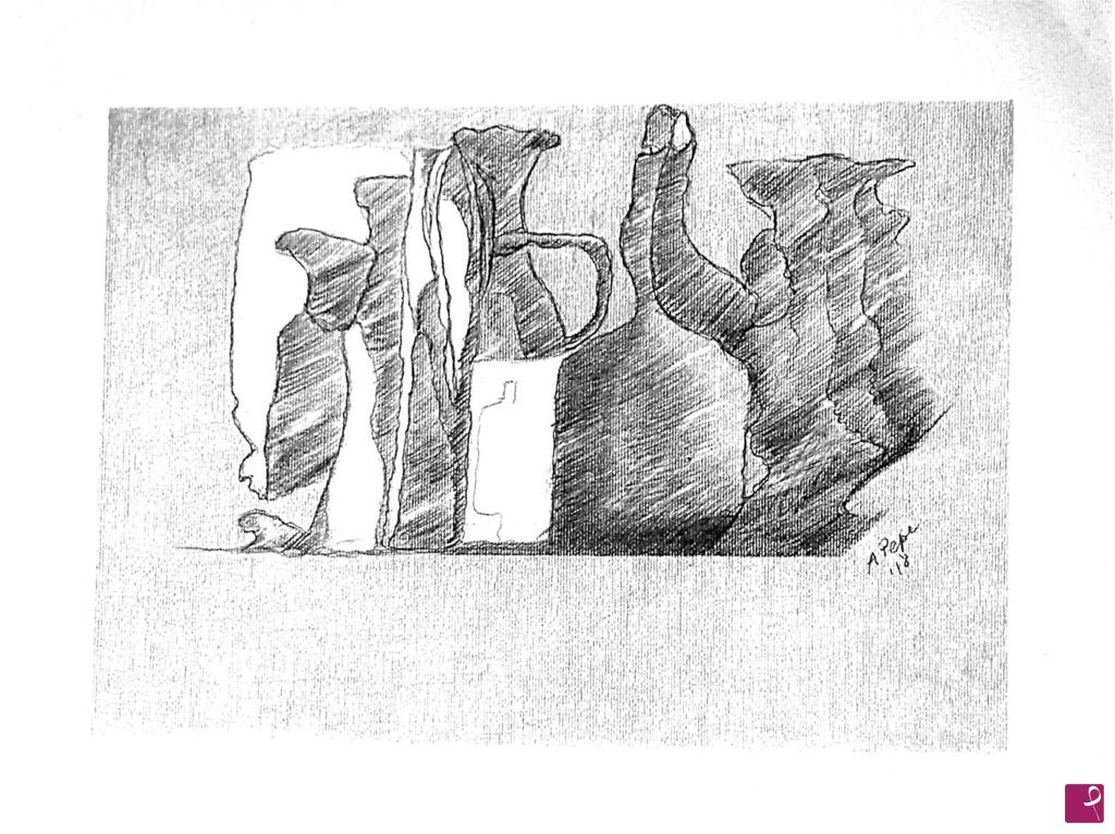 quadri in vendita online - Alla maniera di Morandi natura morta 