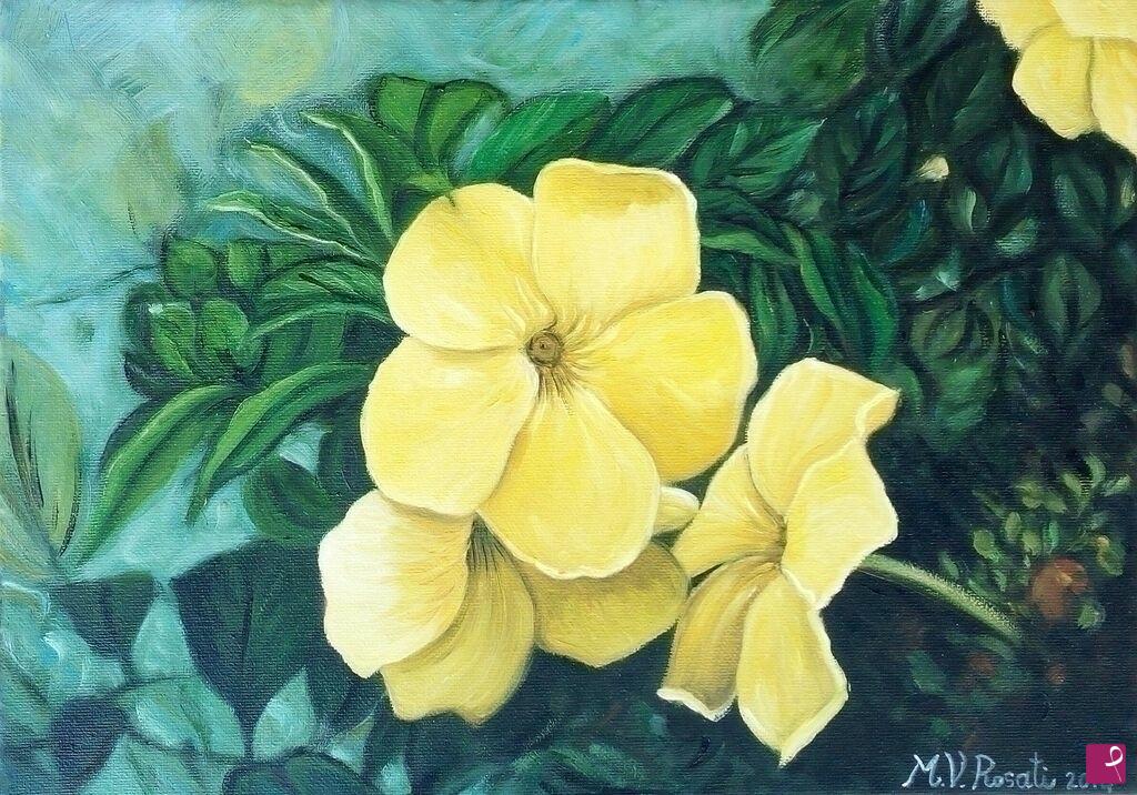 quadri in vendita online - allamanda cathartica