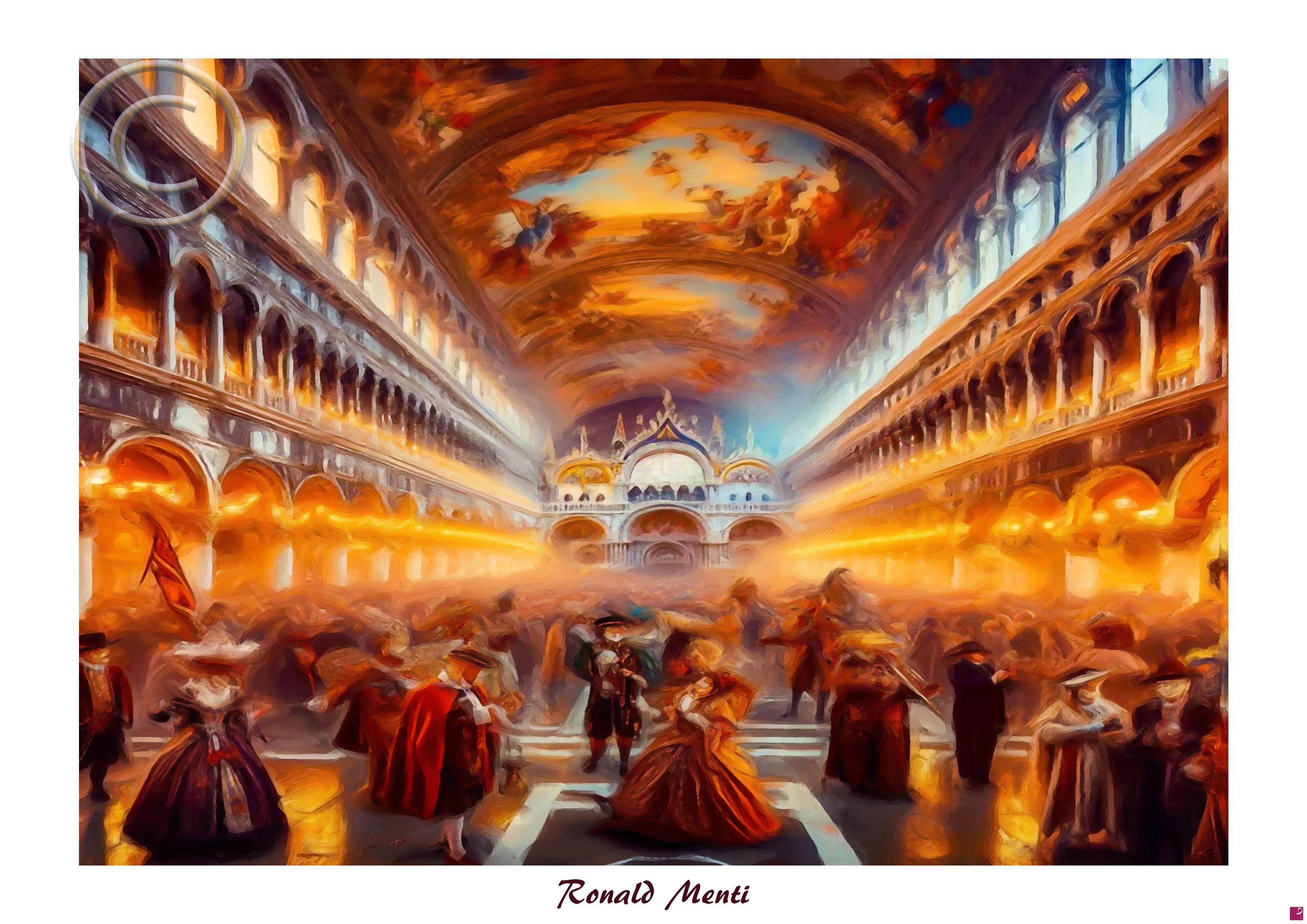 quadri in vendita online - Allegoria veneziana