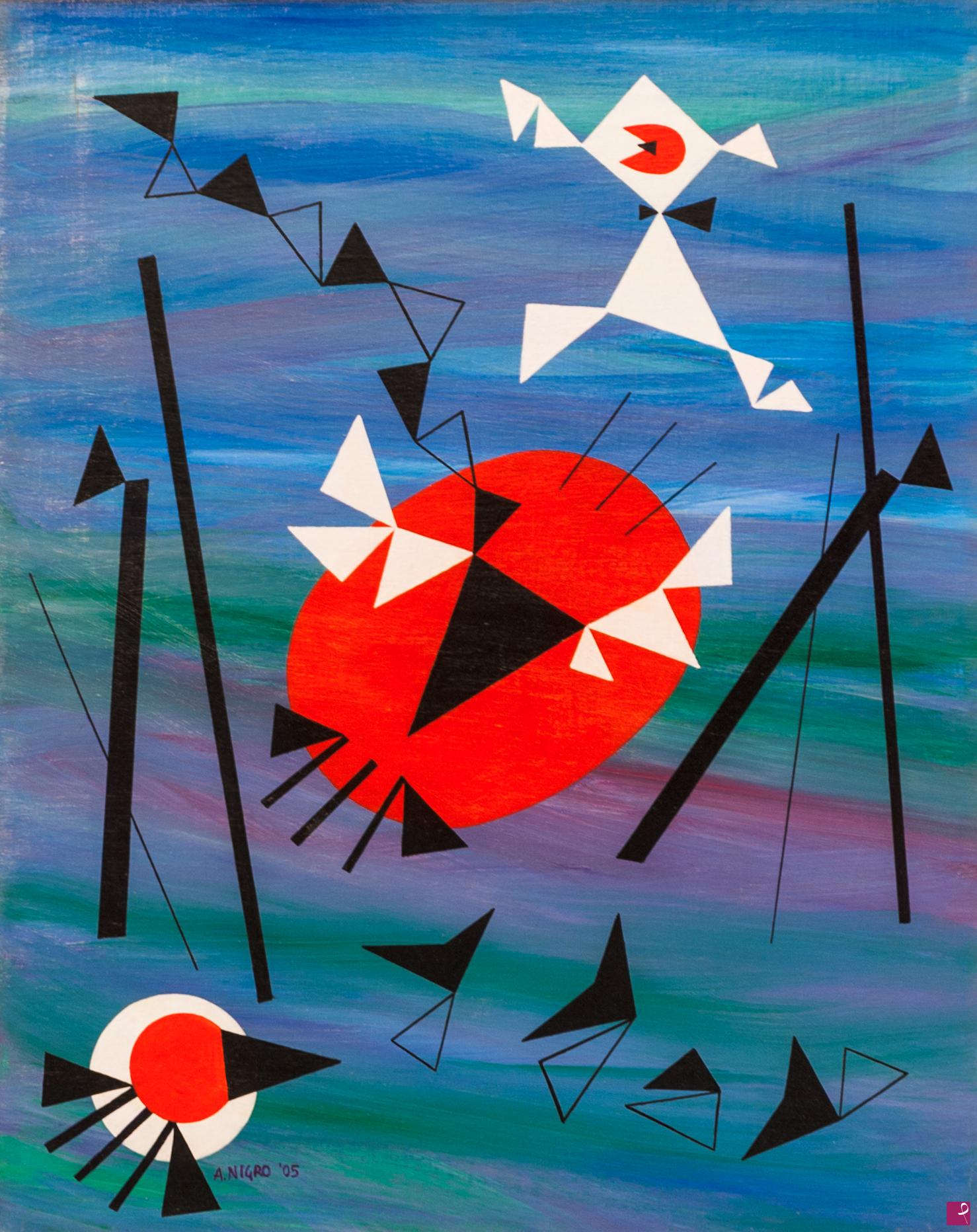 quadri in vendita online - Allegro extraterrestre, 2005