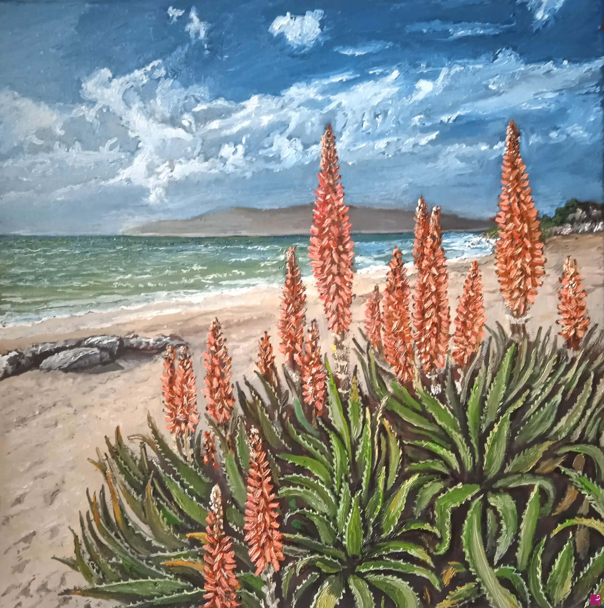 quadri in vendita online - Aloe Vera al mare