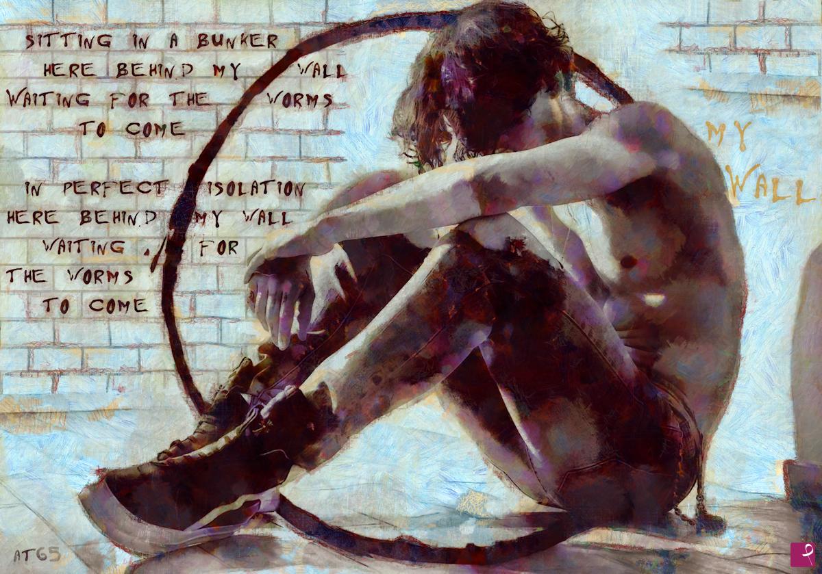 quadri in vendita online - Alone (The Wall)