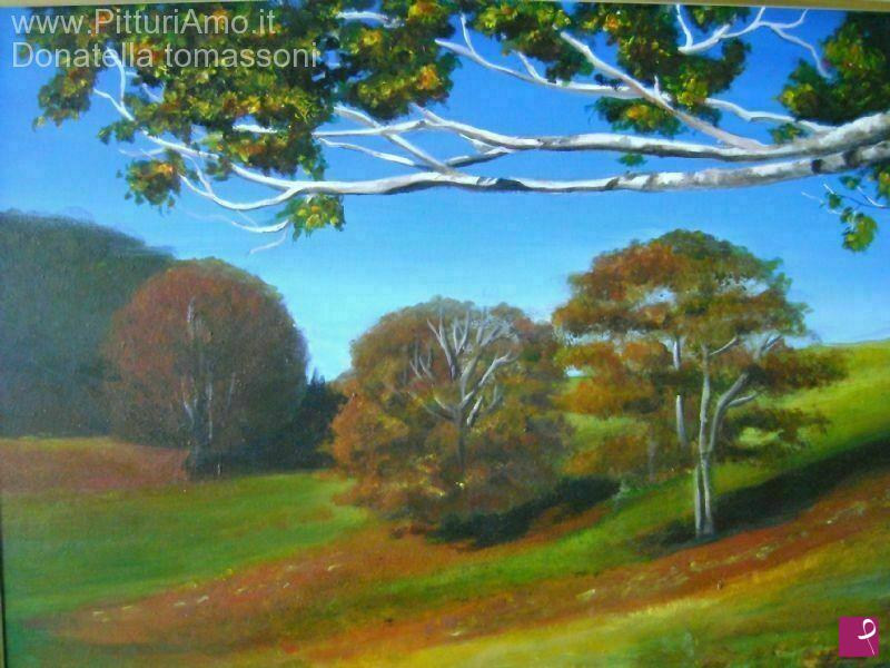 quadri in vendita online - ALPEGGIO D'AUTUNNO