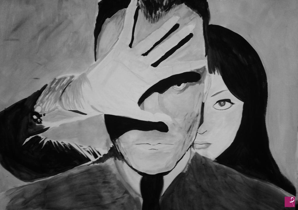 quadri in vendita online - "Alphaville: une étrange aventure de Lemmy Caution" - Jean-Luc Godard - 1965