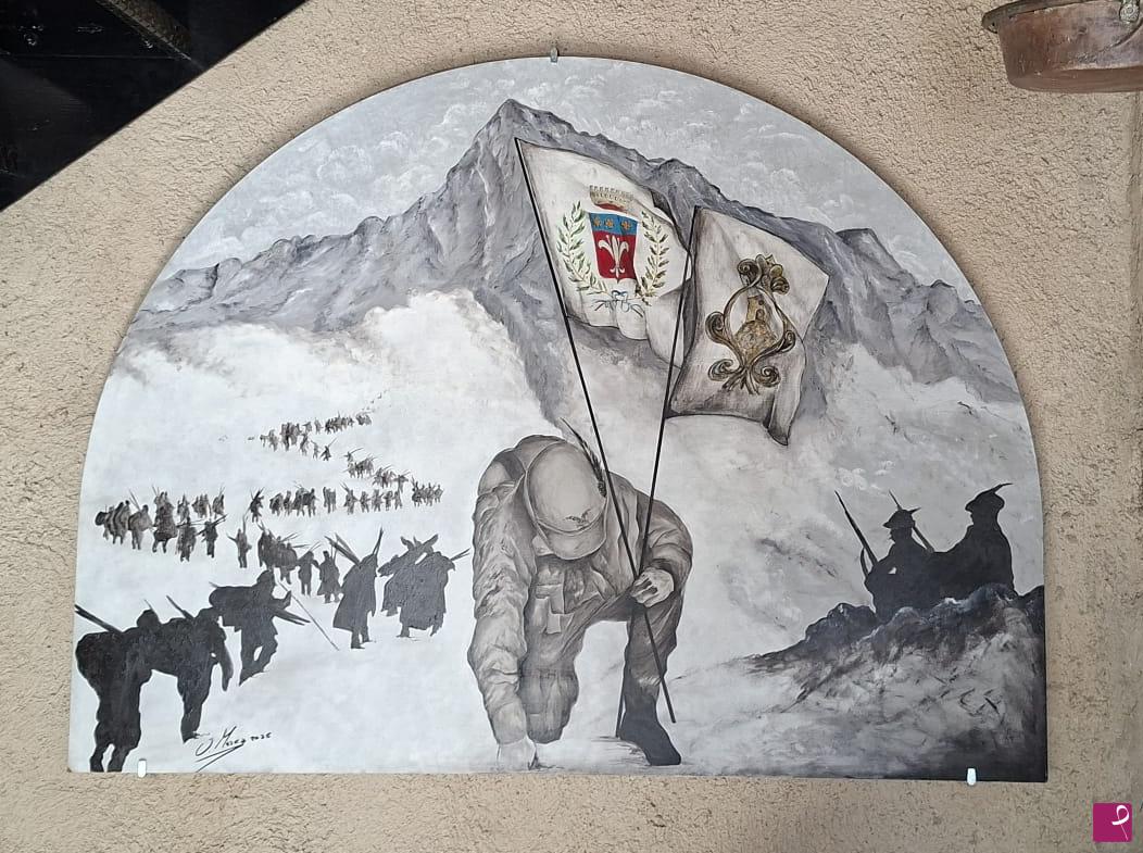 quadri in vendita online - Alpini Calvagese Mocasina (Brescia)