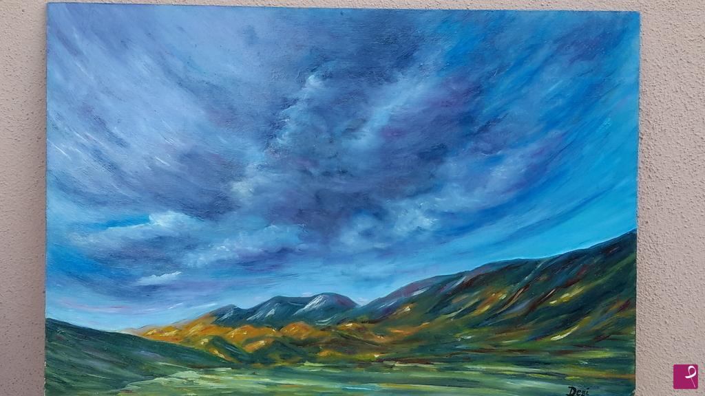 quadri in vendita online - Altopiano di castelluccio