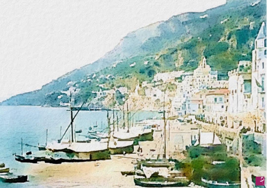 quadri in vendita online - Amalfi antica