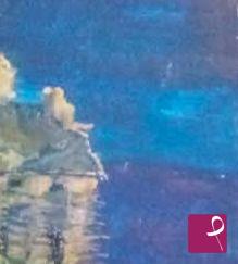 quadri in vendita online - Amalfi di notte