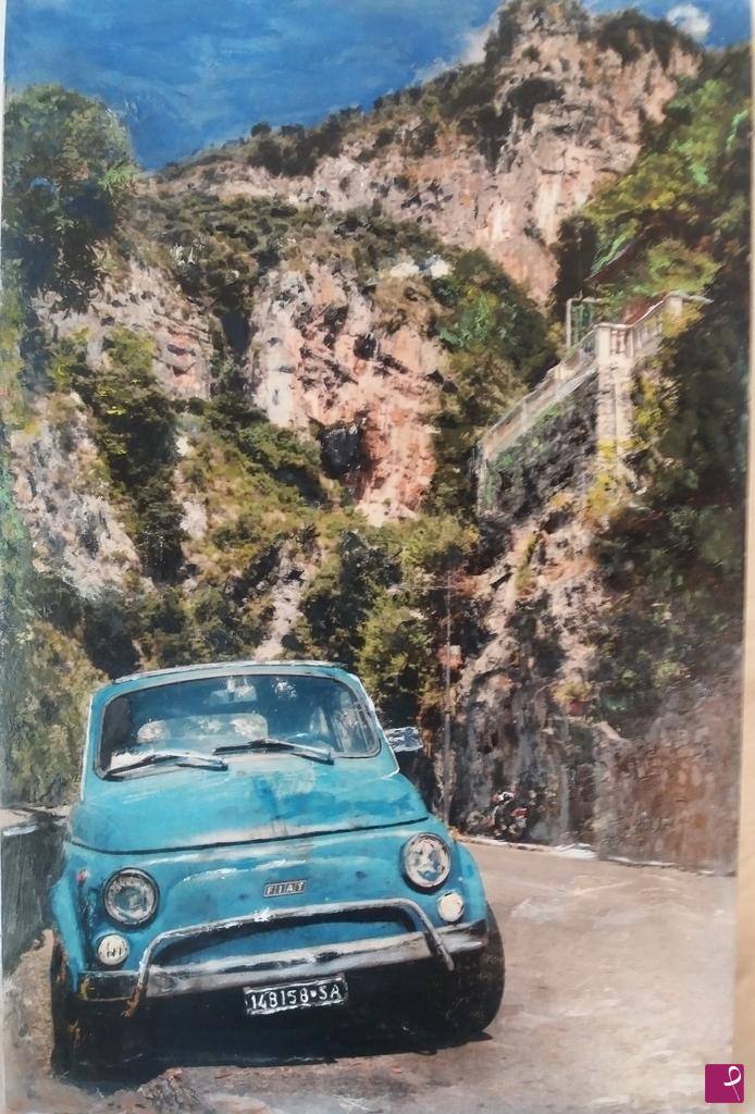 quadri in vendita online - Amalfi Vintage History 