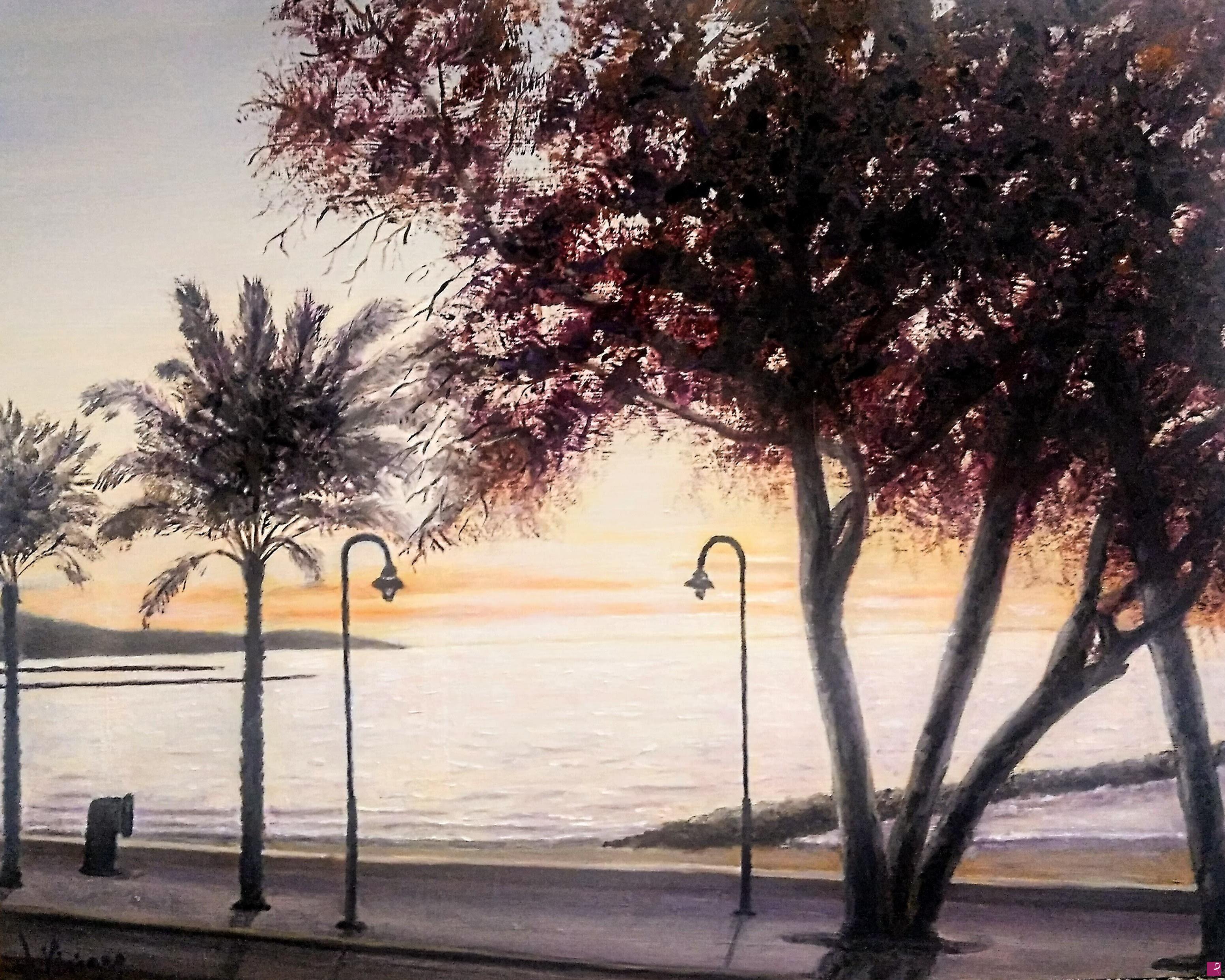 quadri in vendita online - Amanecer en Benicasim