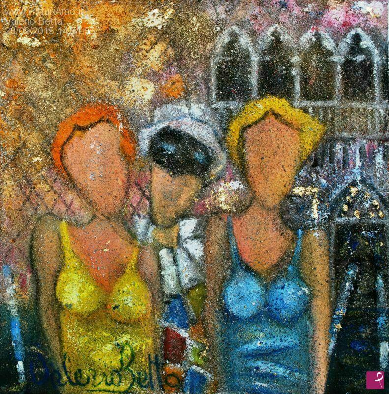 quadri in vendita online - Amiche a Venezia