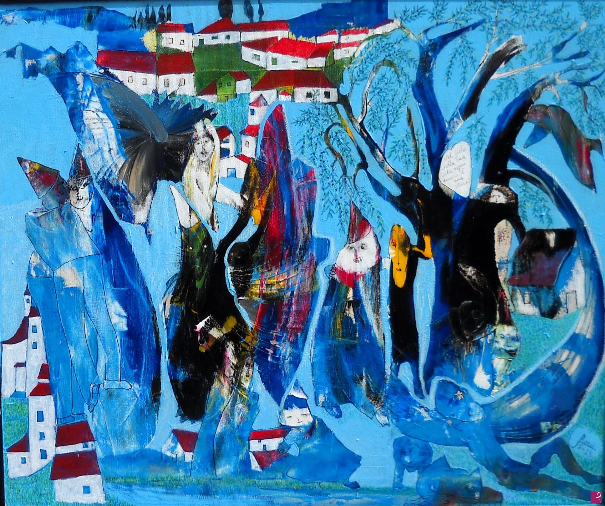 quadri in vendita online - Amicizia  50x60x2 cm