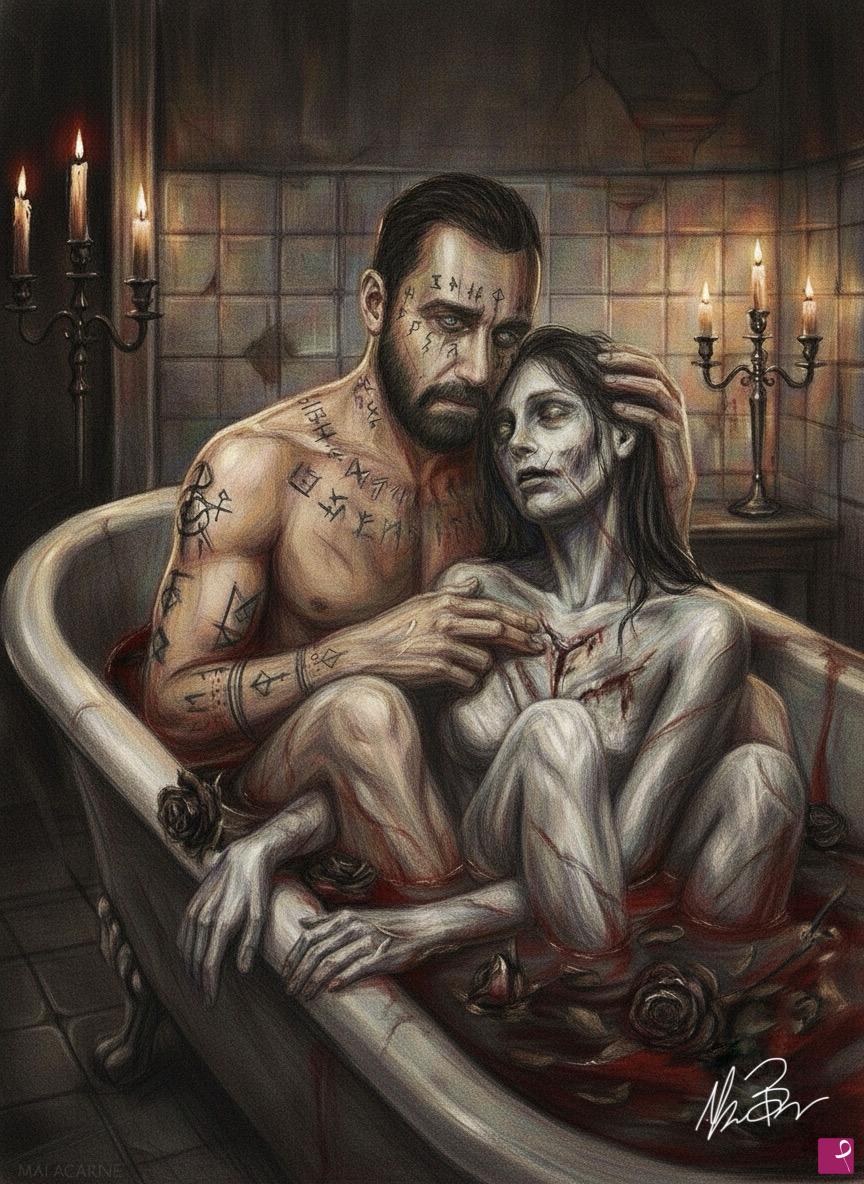 quadri in vendita online - Amor Exanimis (Necrofilia)