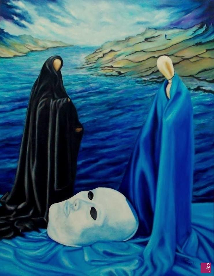 quadri in vendita online - " Amore di luce nelle tenebre"