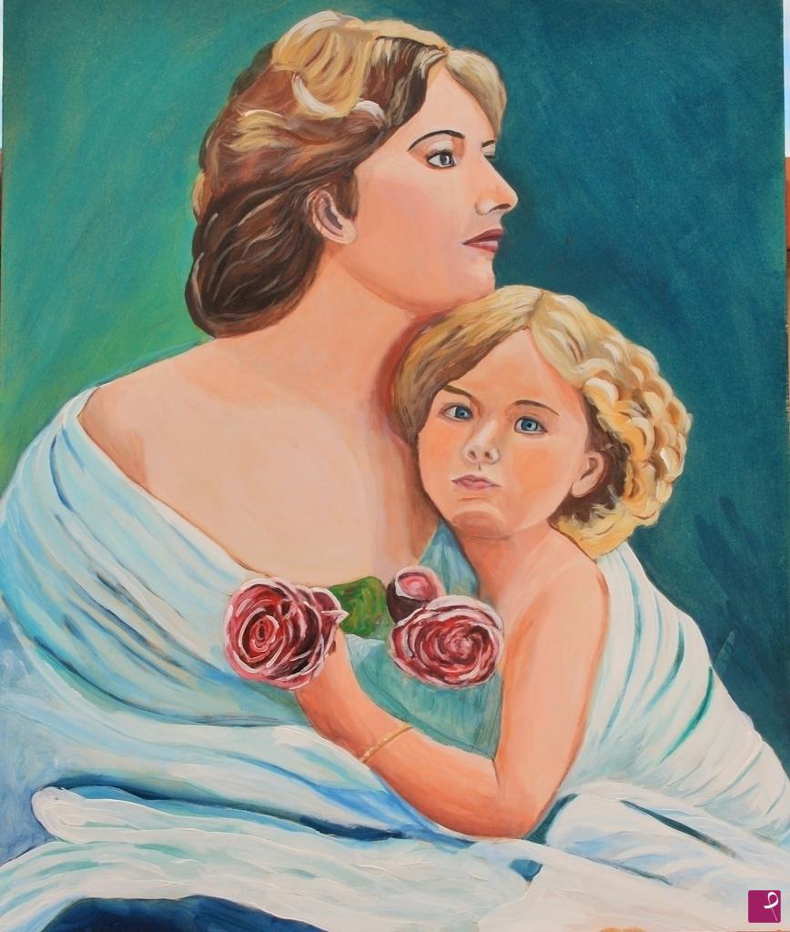 quadri in vendita online - amore di mamma