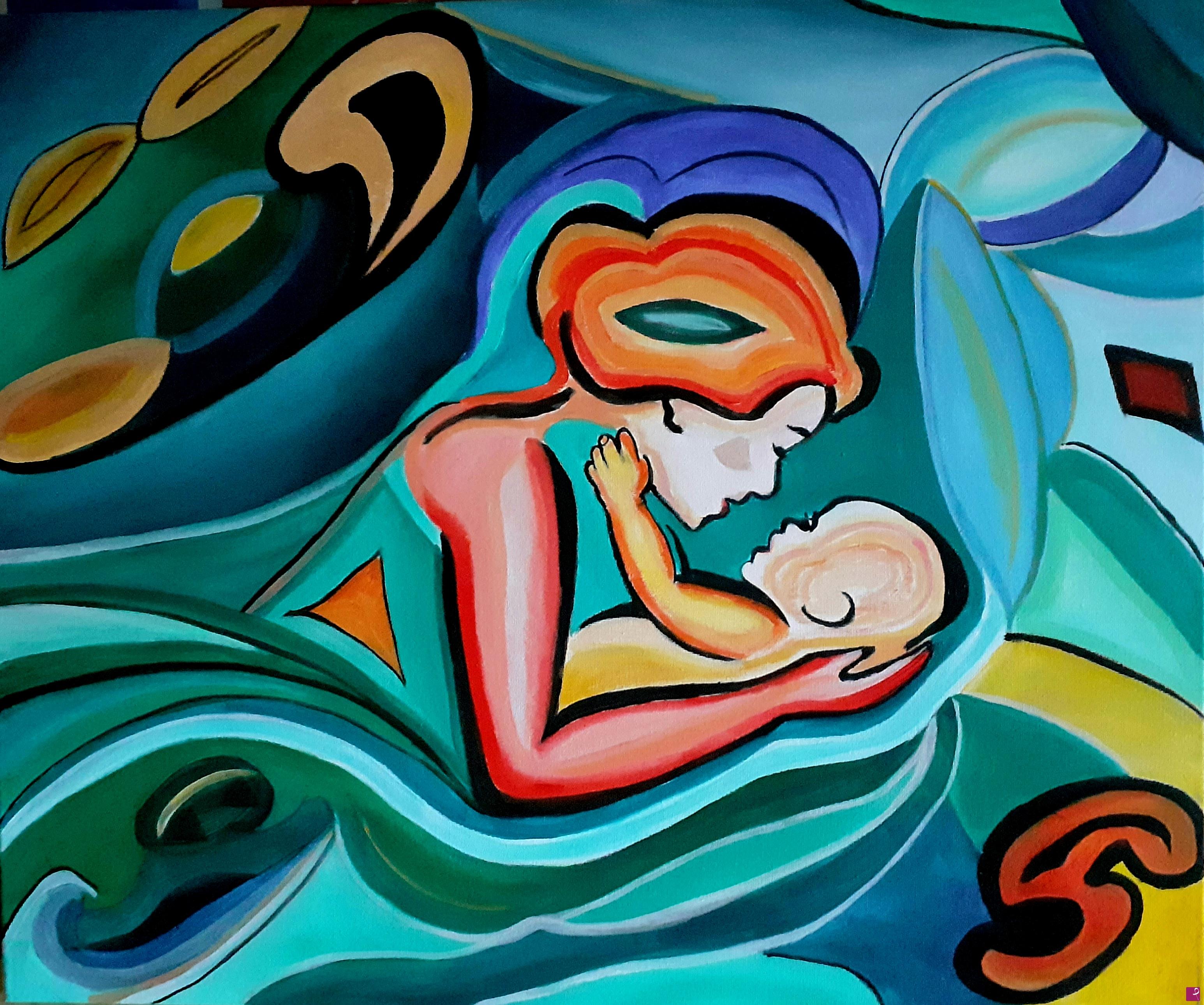quadri in vendita online - Amore di mamma 