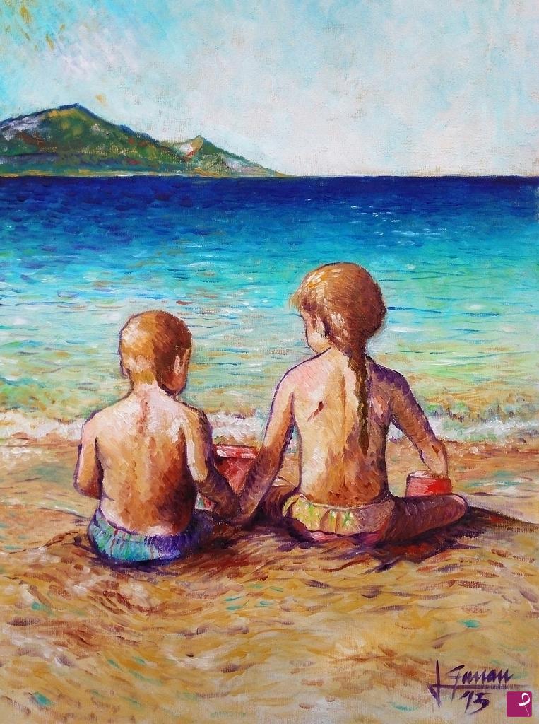quadri in vendita online - Amore fraterno