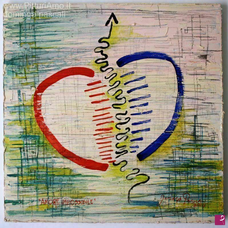 quadri in vendita online - AMORE IMPOSSIBILE