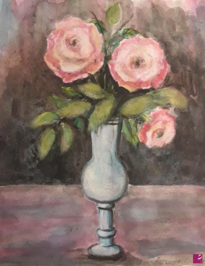 quadri in vendita online - Amore mio le rose.