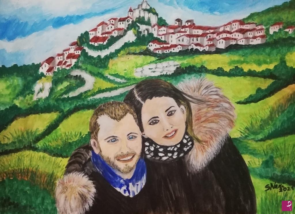 quadri in vendita online - Amore per Cervara 