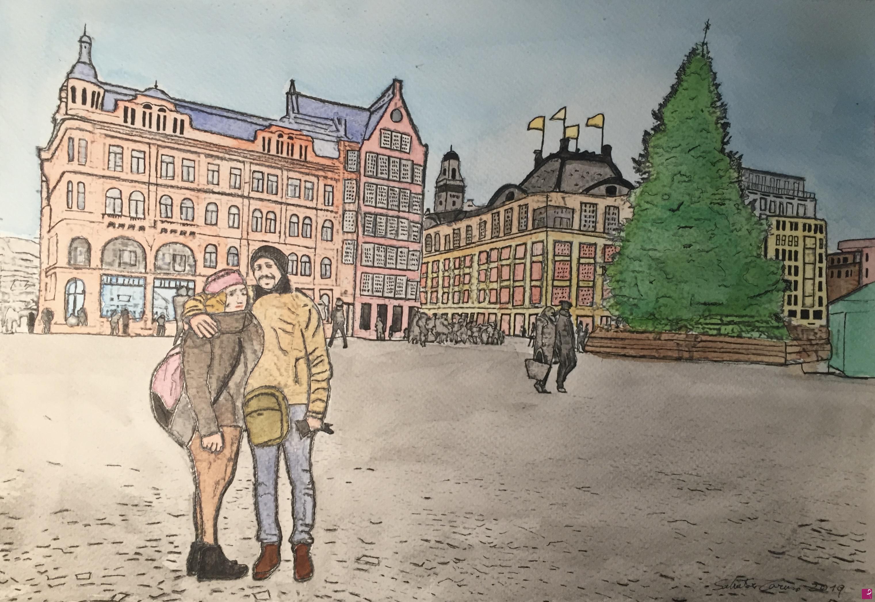 quadri in vendita online - Amsterdam in love