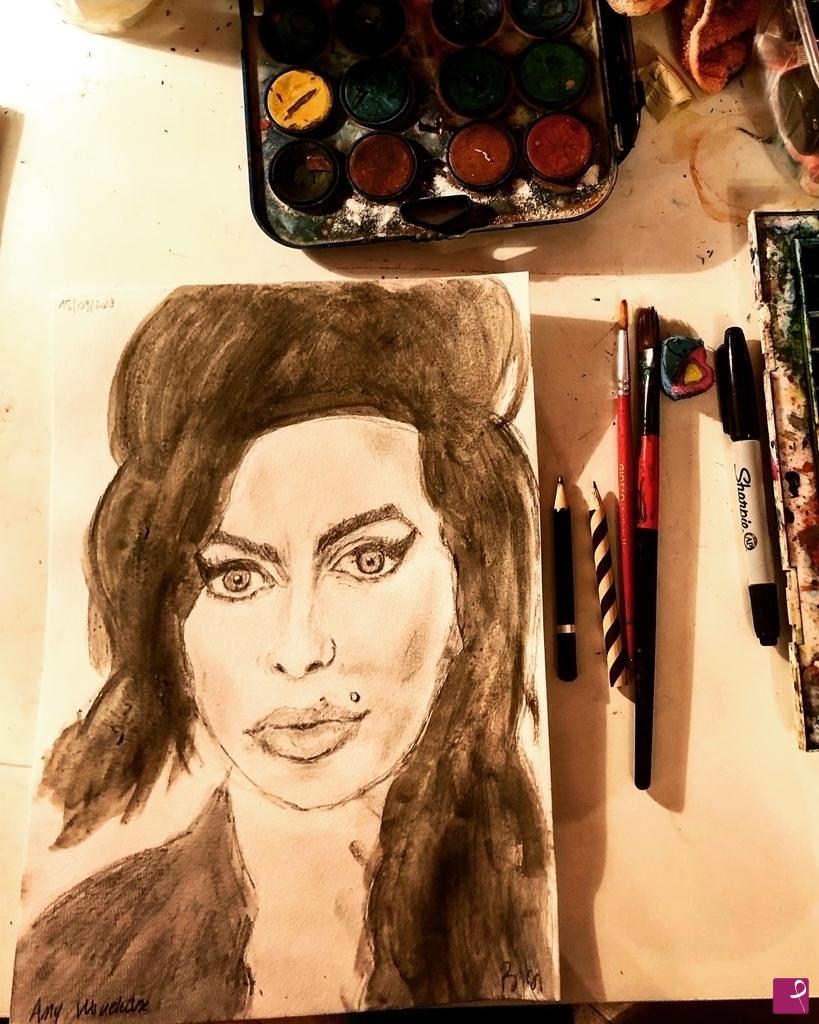 quadri in vendita online - Amy Winehouse
