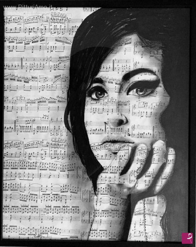 quadri in vendita online - Amy Winehouse
