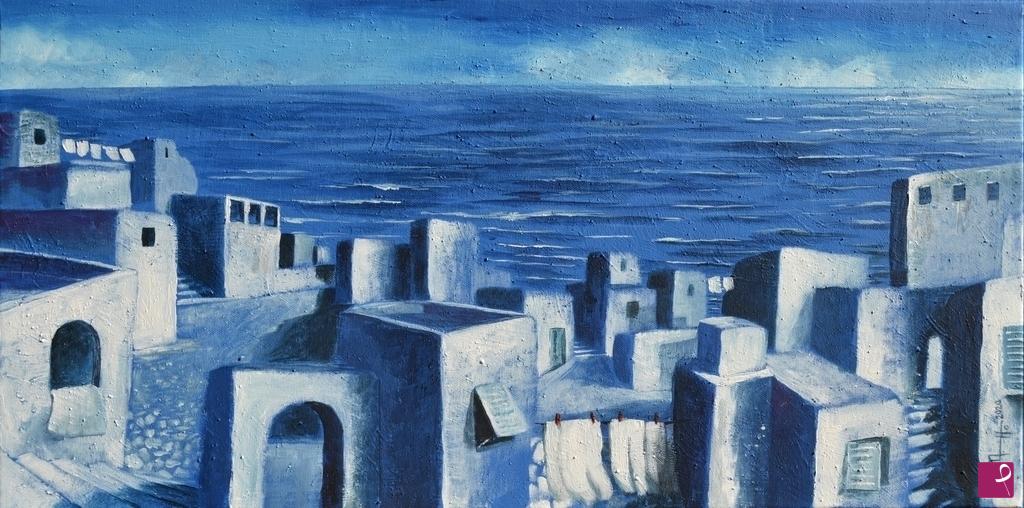 quadri in vendita online - Anche il Surrealista Va in Vacanza