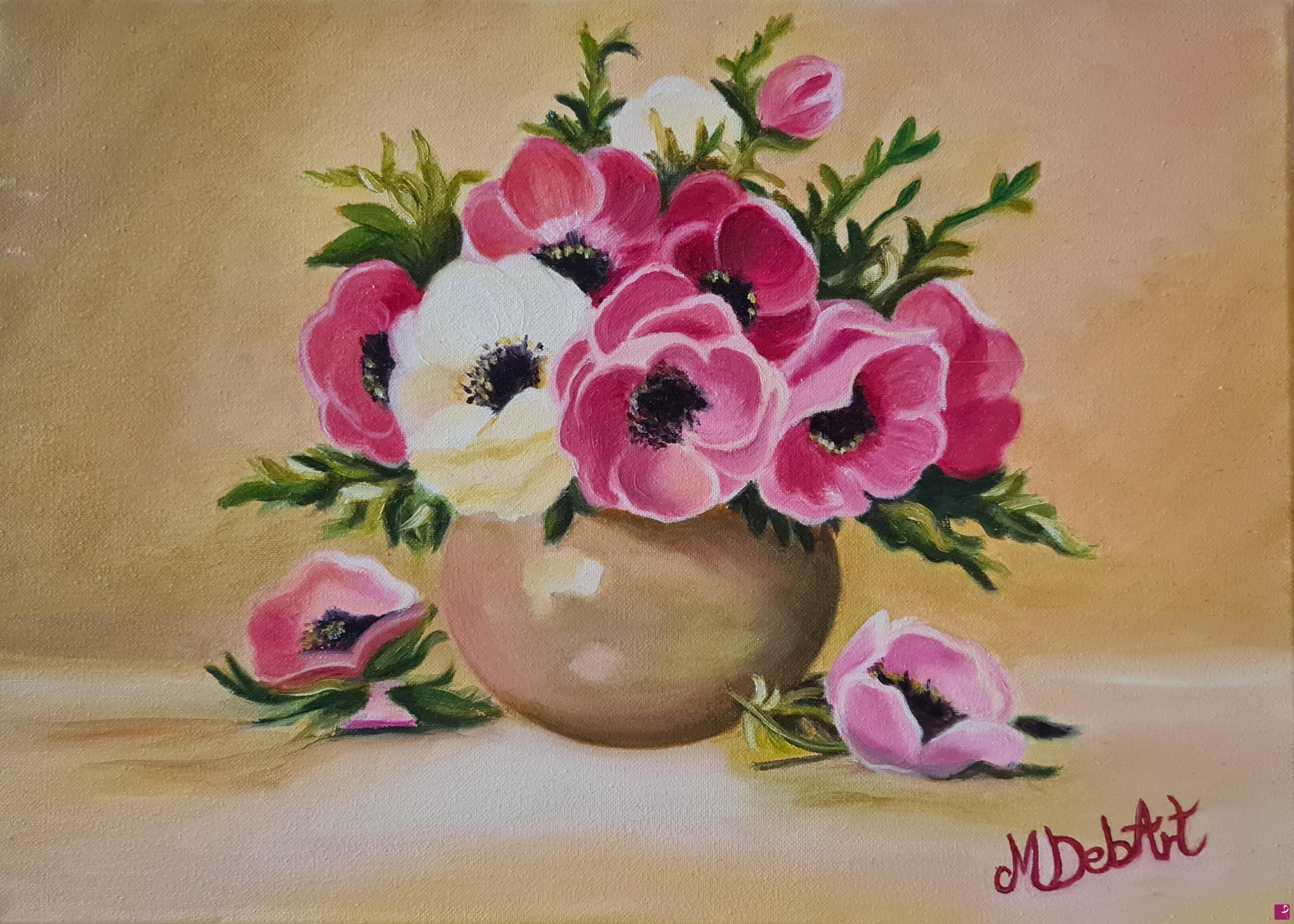 quadri in vendita online - Anemoni diafani