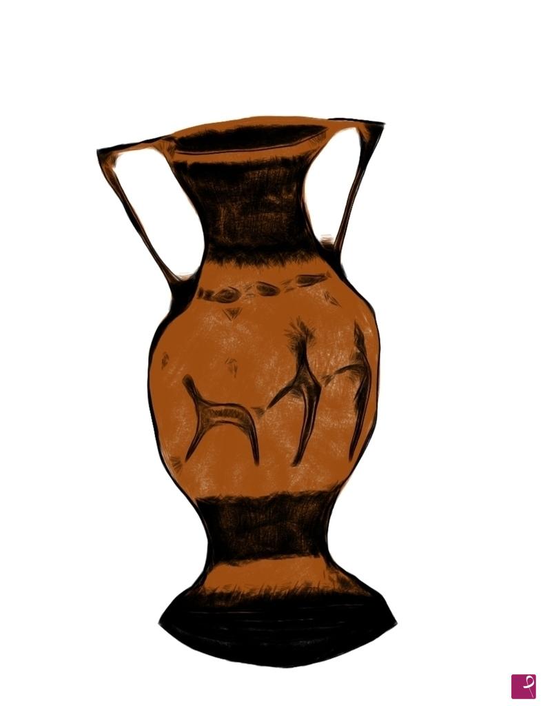 quadri in vendita online - Anfora Pompeana 2