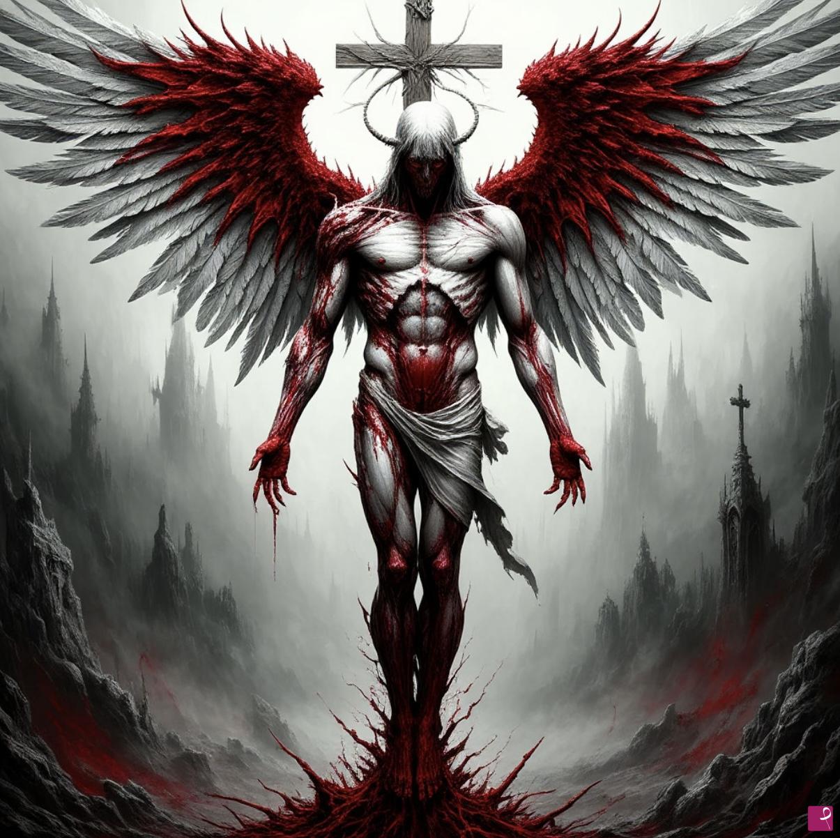 quadri in vendita online - Angel death 