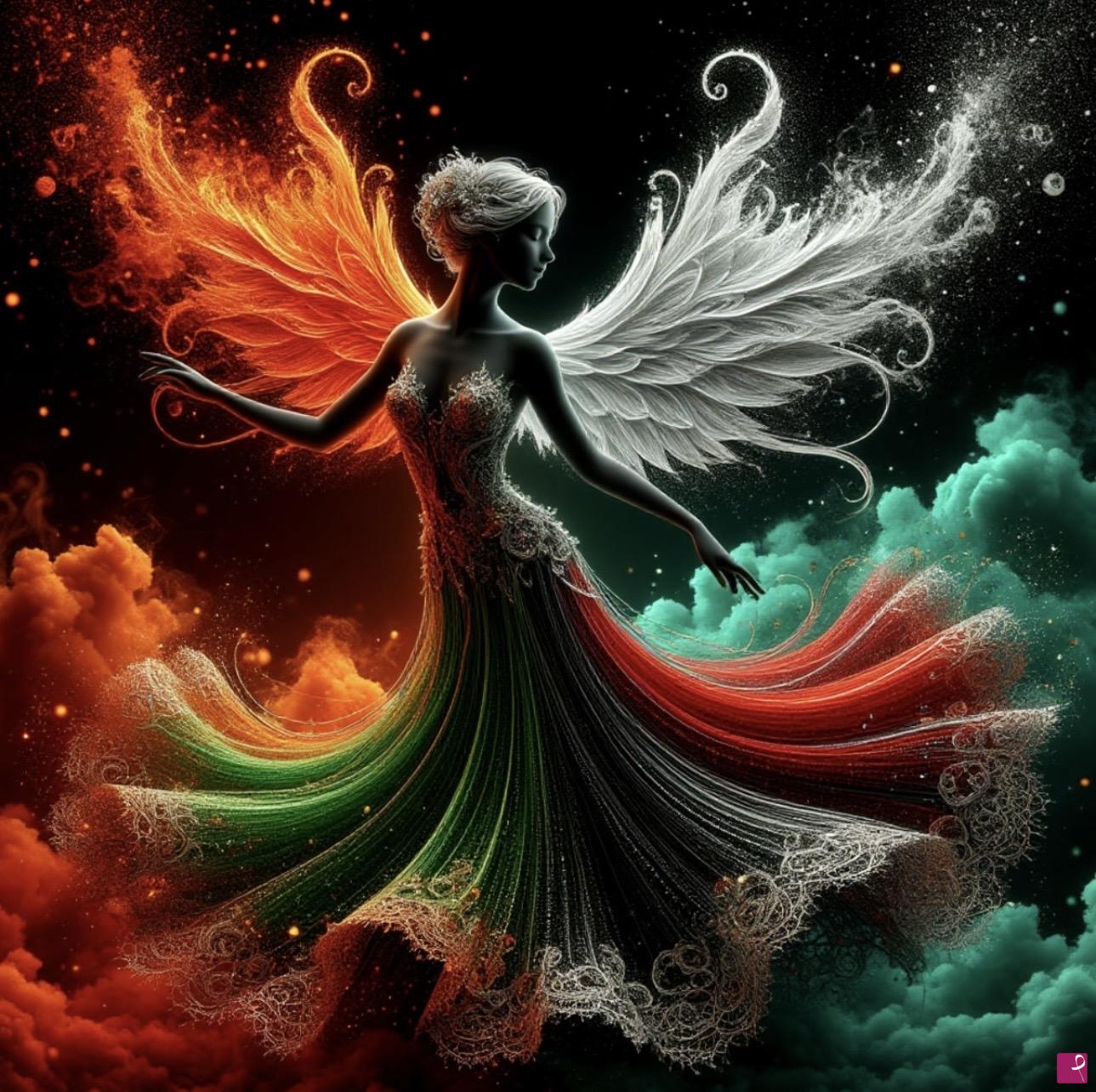 quadri in vendita online - Angel in night 