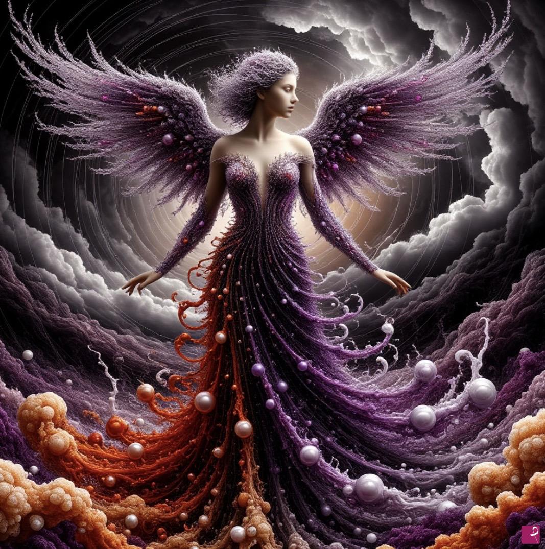 quadri in vendita online - Angel in sky
