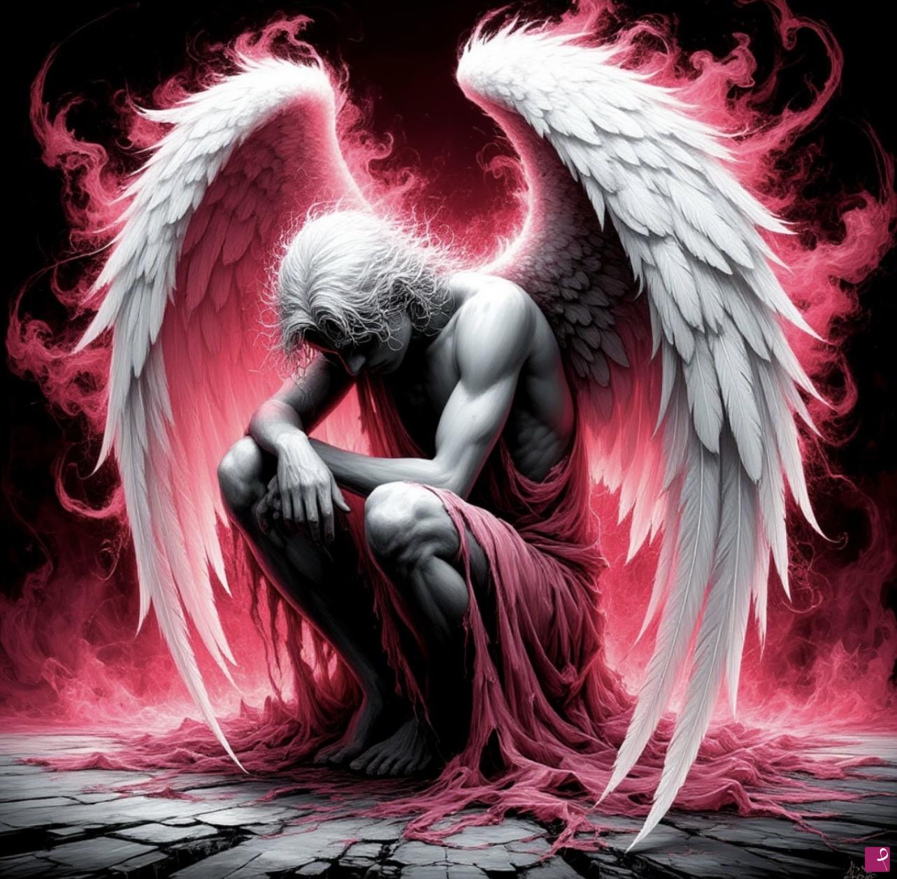 quadri in vendita online - Angel in sorrow