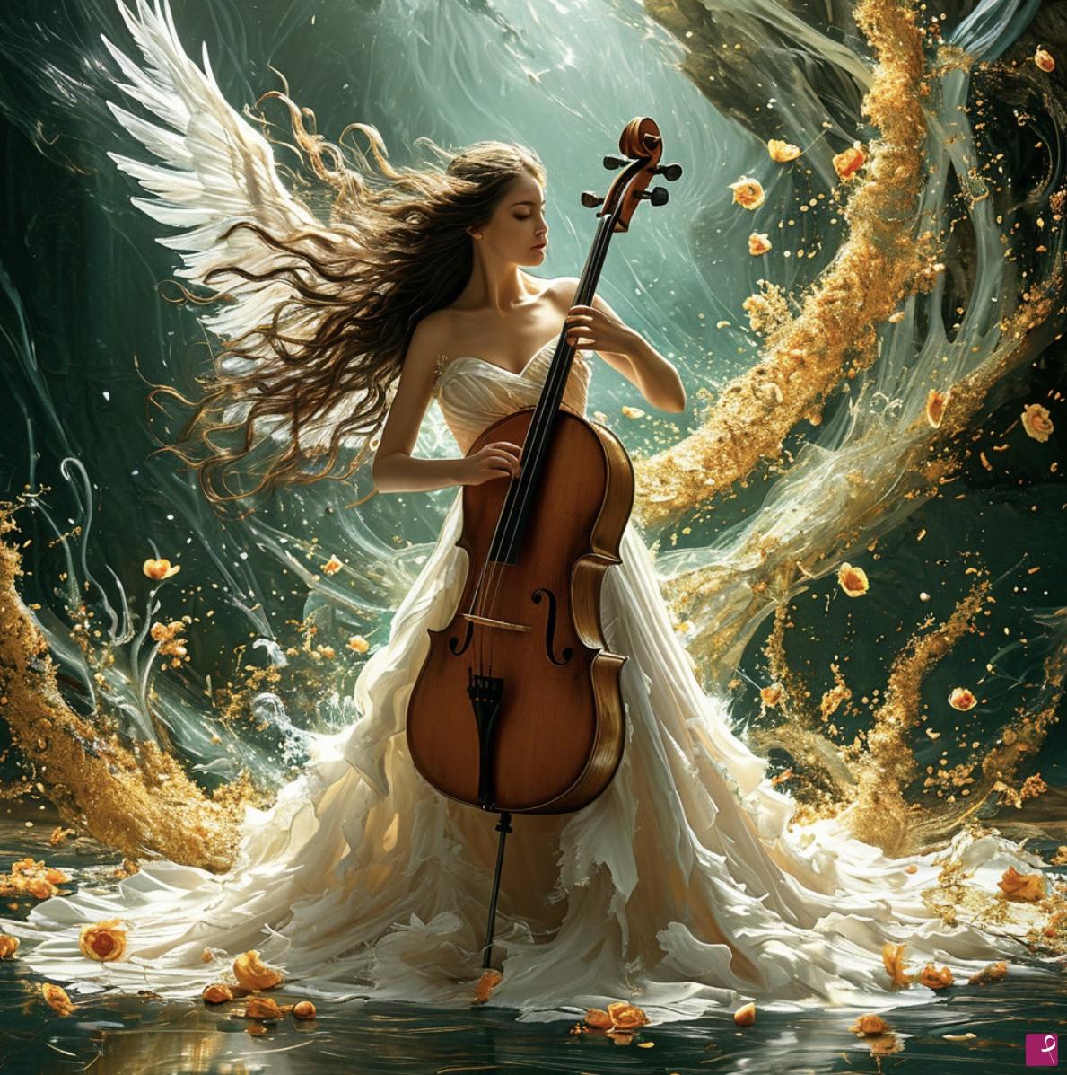 quadri in vendita online - Angel music 
