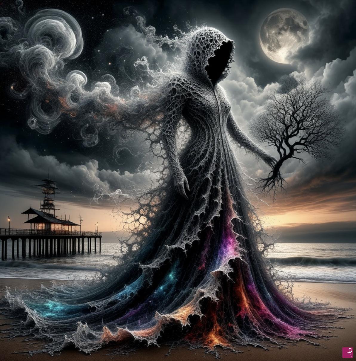 quadri in vendita online - Angel night 