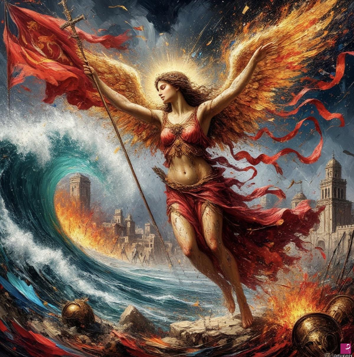 quadri in vendita online - Angel war