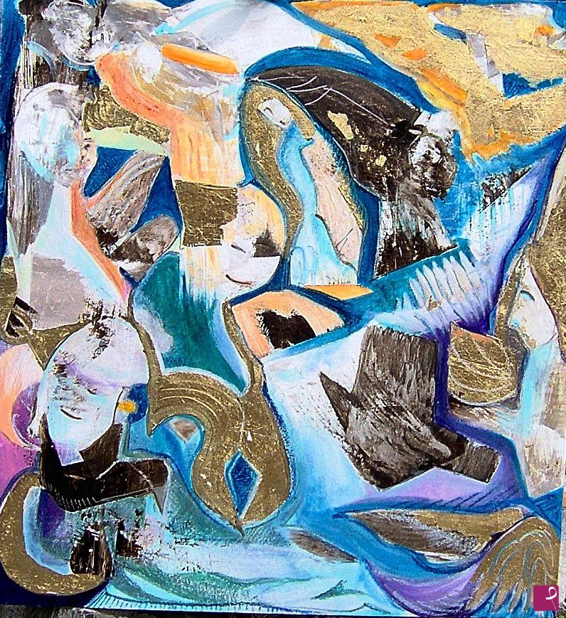 quadri in vendita online - Angeli caduti  80x80 cm