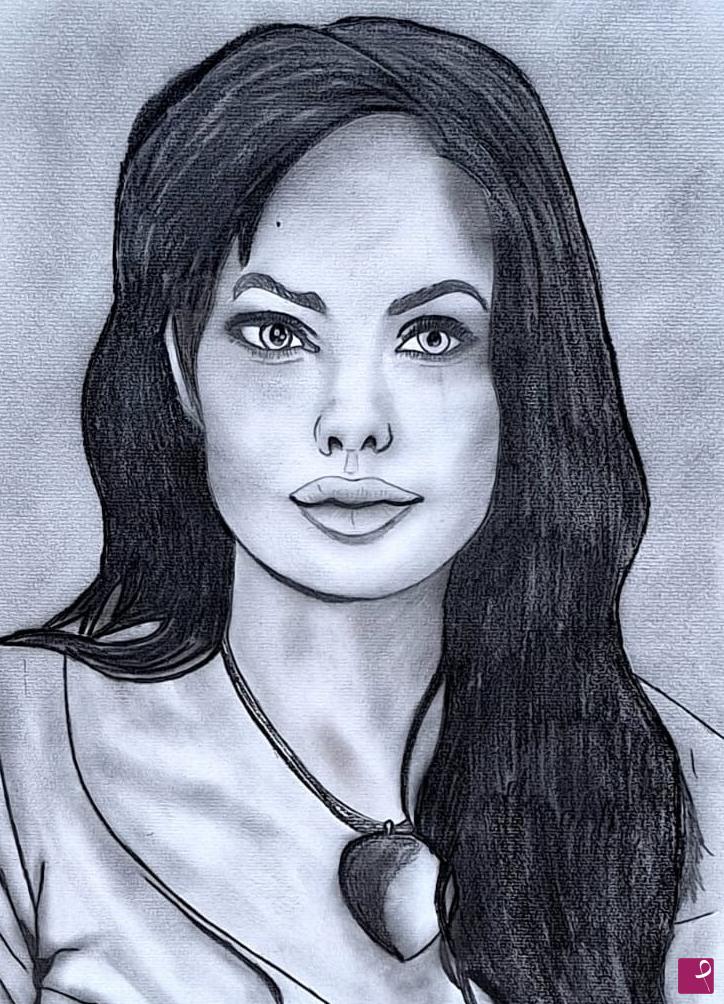 quadri in vendita online - Angelina Jolie