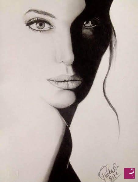quadri in vendita online - ANGELINA JOLIE 
