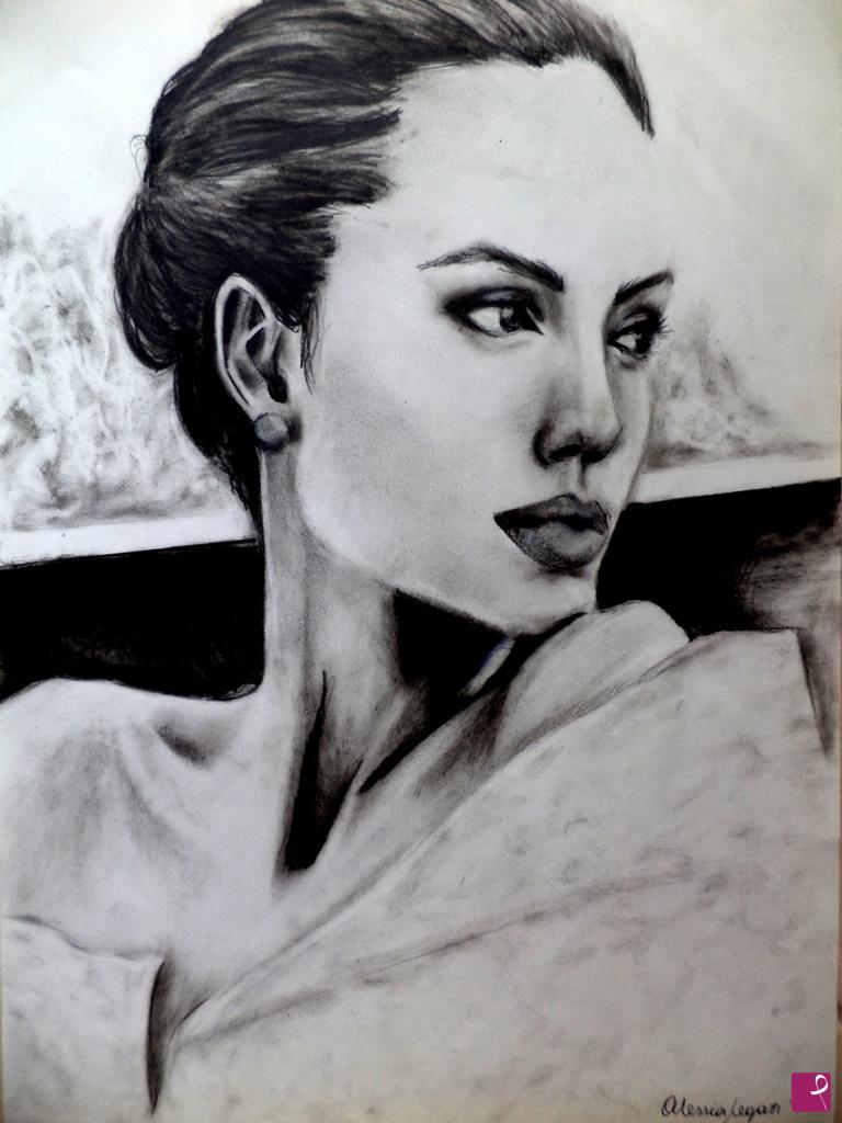 quadri in vendita online - Angelina Jolie