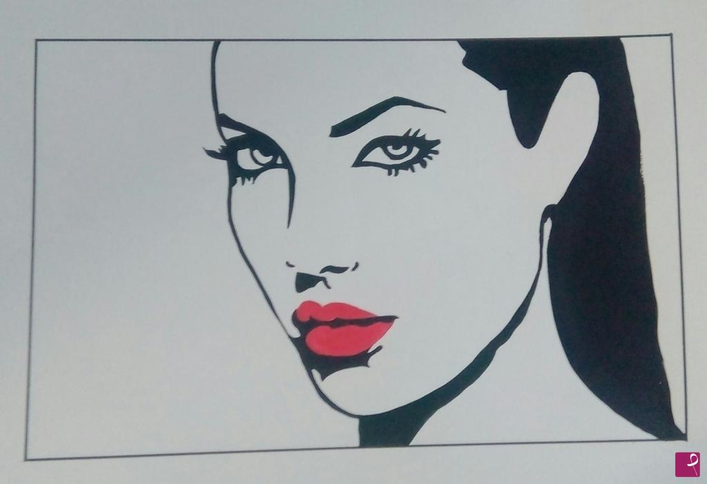 quadri in vendita online - Angelina Jolie