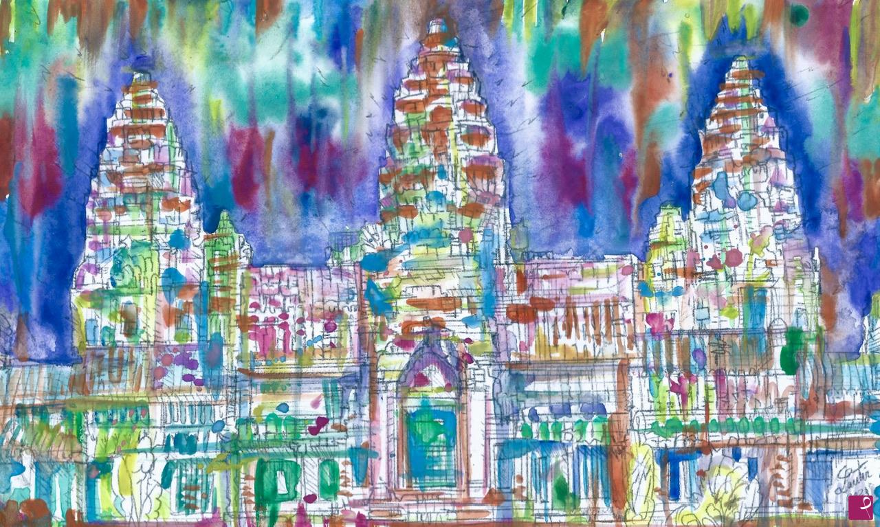quadri in vendita online - ANGKOR WAT