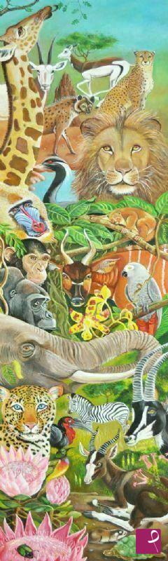 quadri in vendita online - animali nella jungla