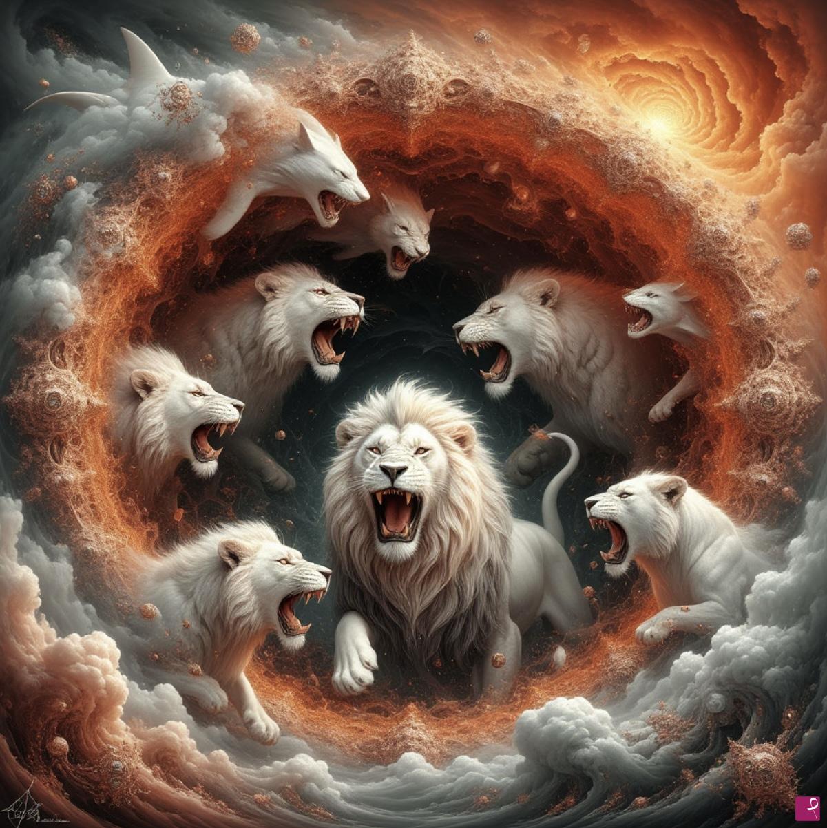 quadri in vendita online - Animals in sky3