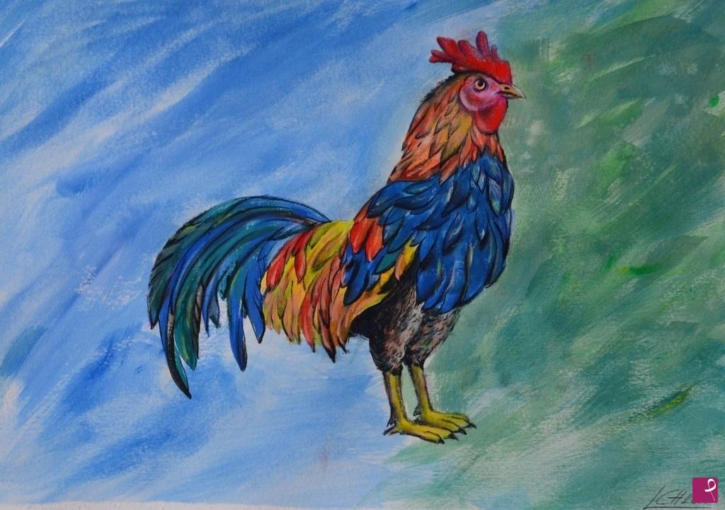 quadri in vendita online - Anno del Gallo