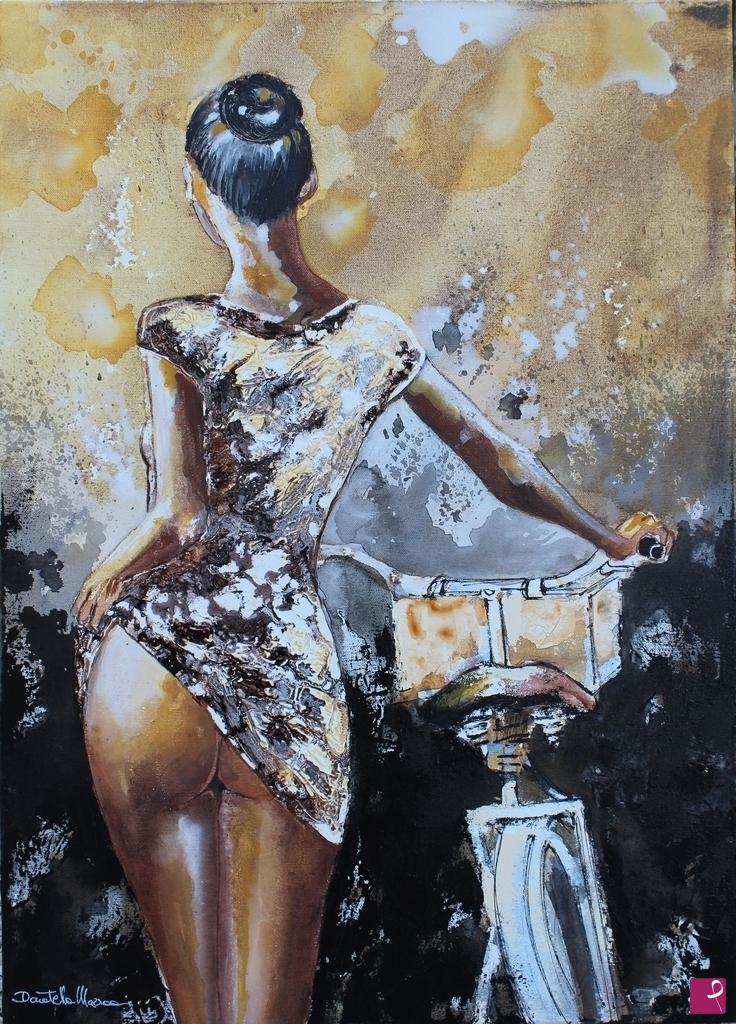 quadri in vendita online - Another woman...another bike II