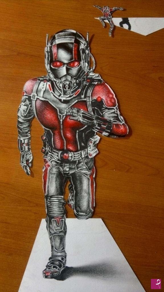 quadri in vendita online - "Ant Man In Action"