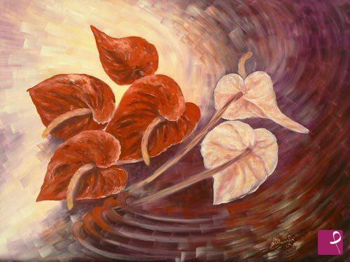 quadri in vendita online - Anthurium