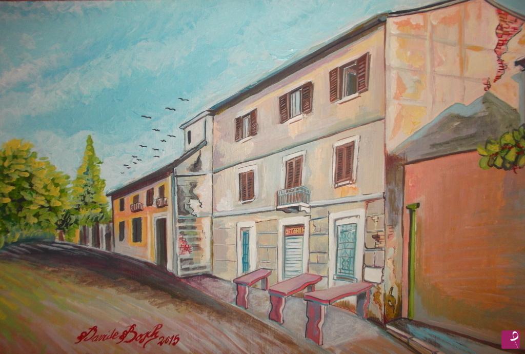 quadri in vendita online - antica osteria in via molinetto di lorenteggio